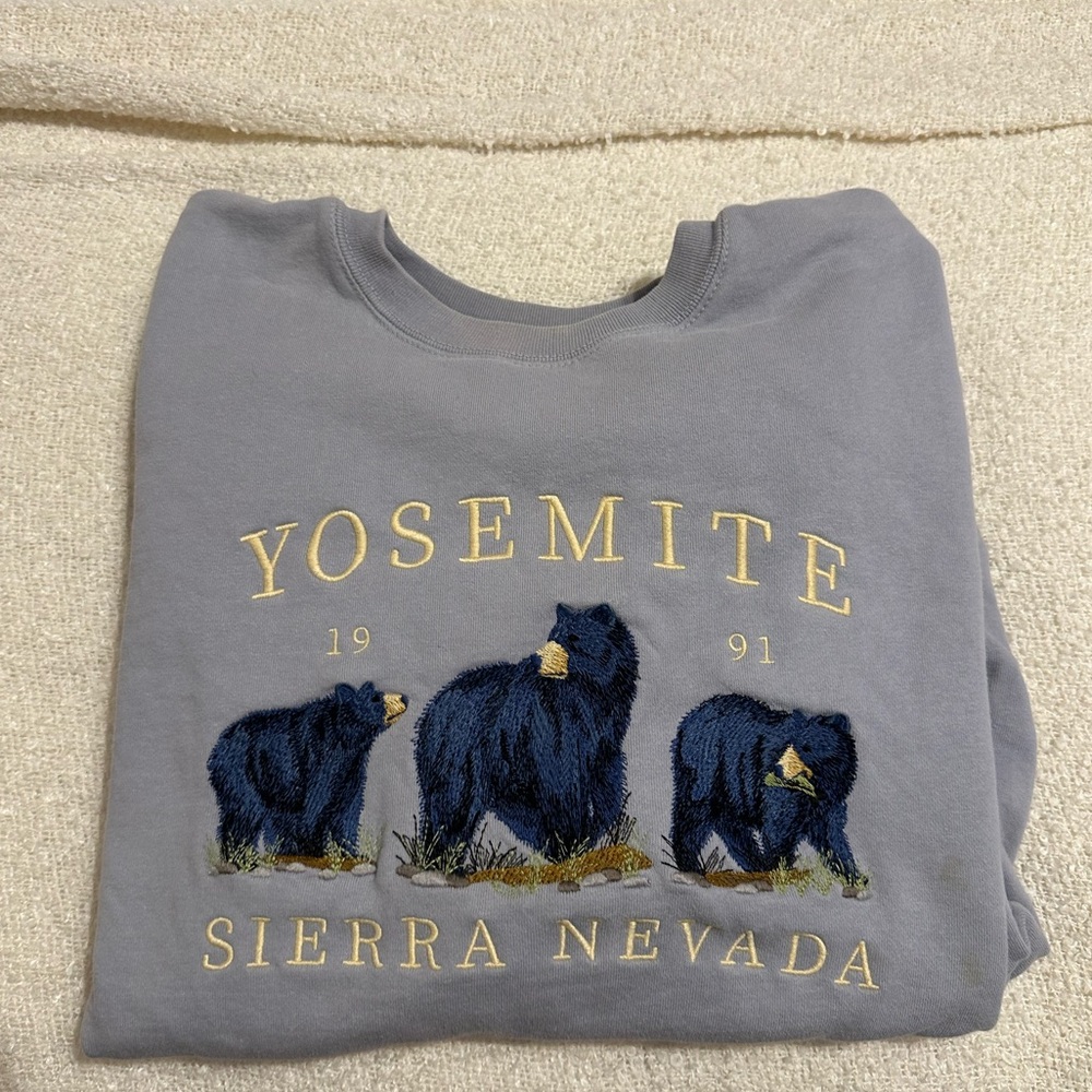 oversized YOSEMITE sweatshirt